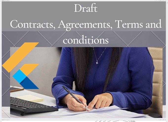 Gig Preview - Draft contracts, agreement, terms and conditions for you