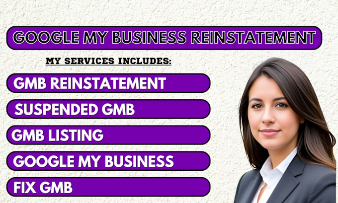 Gig Preview - Do gmb reinstate, gmb suspended google my business, gmb listing