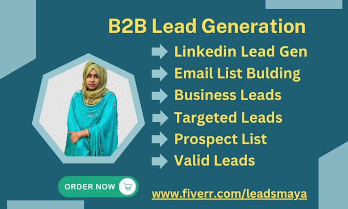 Bestseller - do targeted b2b lead gen, linkedin prospect email web ecommerce data for sales