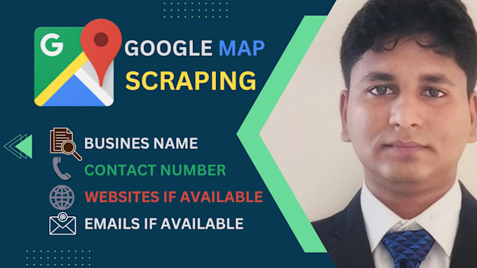 Gig Preview - Do google map scraping, b2b lead generation, data entry