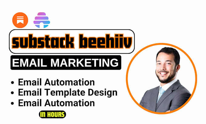 Gig Preview - Create substack beehiiv newsletter design substack post editable email template