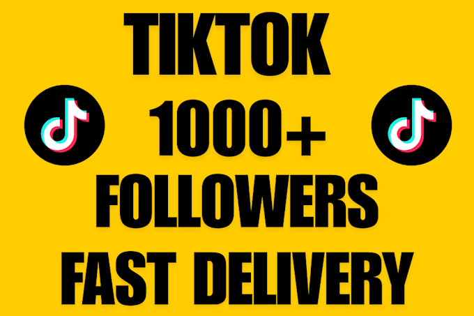 Gig Preview - Get 1000 tiktok followers fast organically