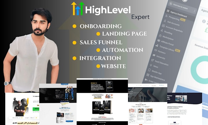 Bestseller - be your ghl website sales funnel landing pages automation and clickfunnel expert