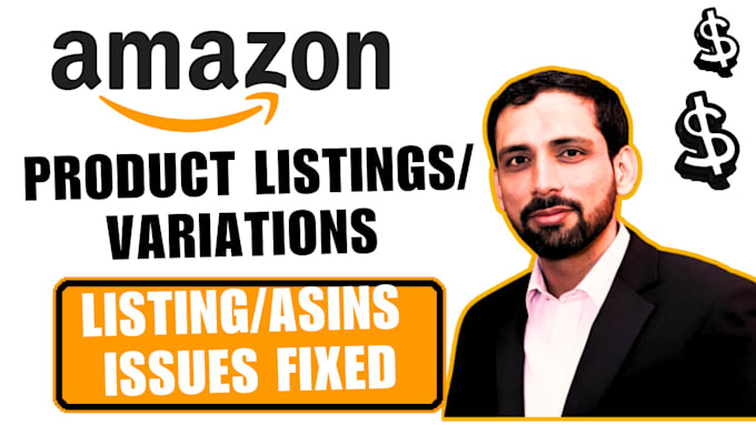 Gig Preview - Create amazon product listing and variation or fix amazon asins issues