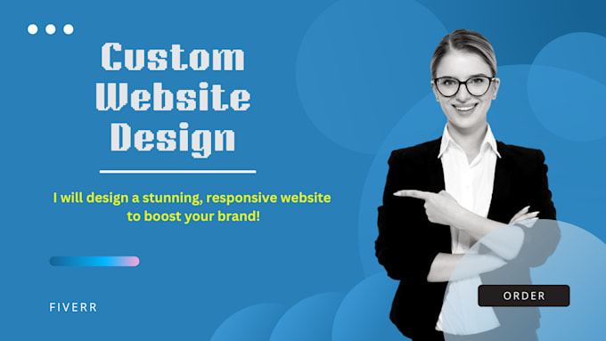 Gig Preview - Design a stunning, responsive website to boost your brand