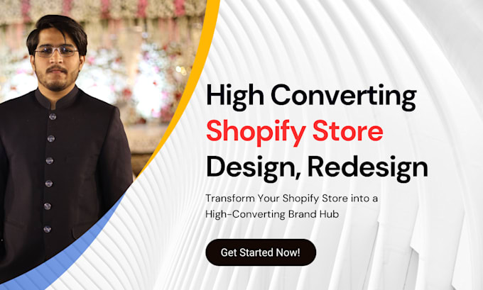 Gig Preview - Design shopify website, ecommerce store, build branded shopify store or redesign