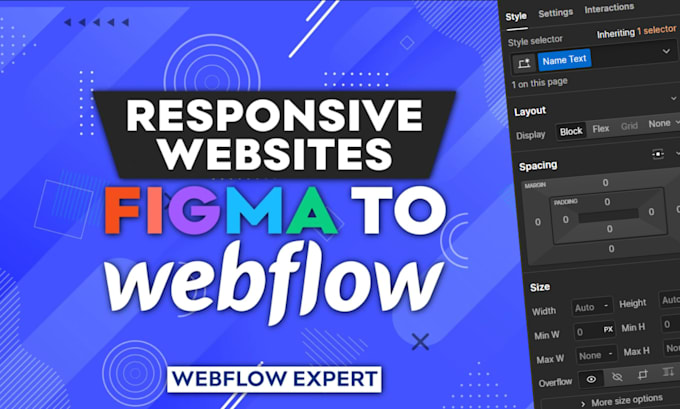 Gig Preview - Create responsive 3d spline animated webflow website,3js,gsap,figma to webflow