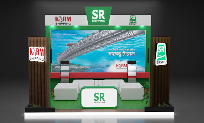 Bestseller - design 3d virtual exhibition stand, stall, kiosk, trade show booth