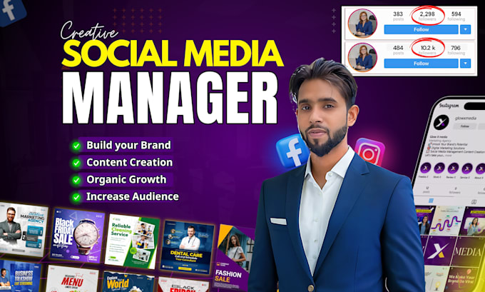 Bestseller - be monthly social media marketing manager content creation instagram marketing