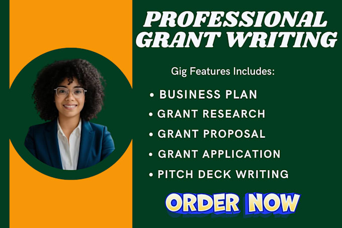 Gig Preview - Craft your grant proposal, bid proposal, grant application, grant writing 501c3