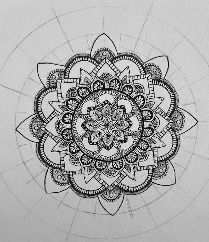 Gig Preview - Hand draw mandala designs