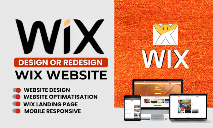 Gig Preview - Design a professional wix website or redesign wix website