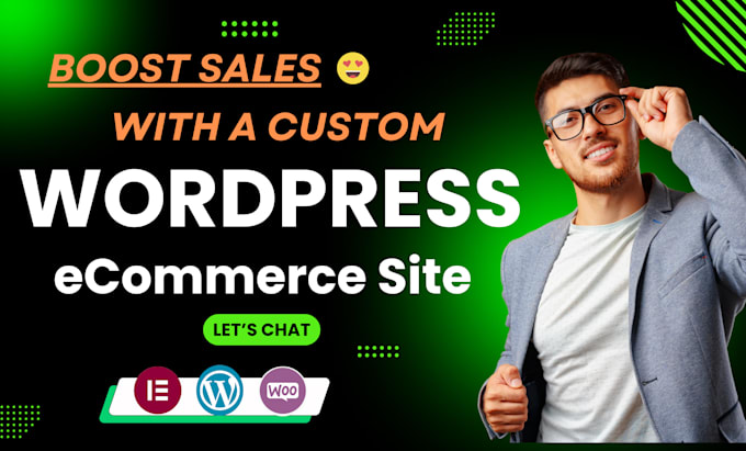 Gig Preview - Create a wordpress ecommerce website,custom woocommerce store,online store