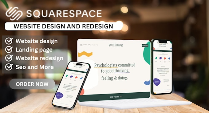 Bestseller - design and redesign stunning squarespace websites squarespace websites