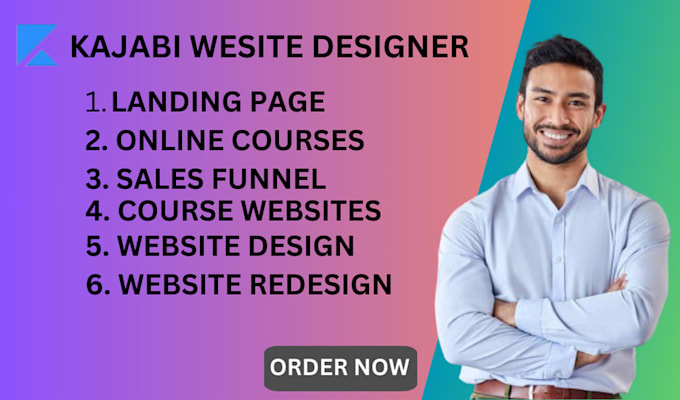 Gig Preview - Set up kajabi website, kajabi sales funnel and online course