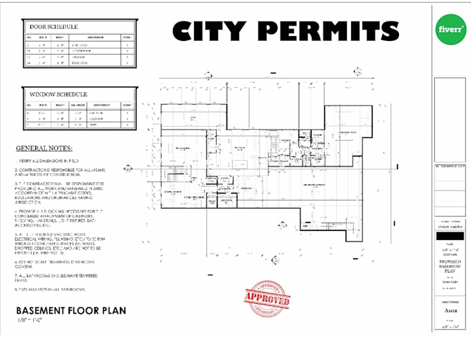 Gig Preview - Be your city permit architect floor plan deck site plan mep adu permit autocad