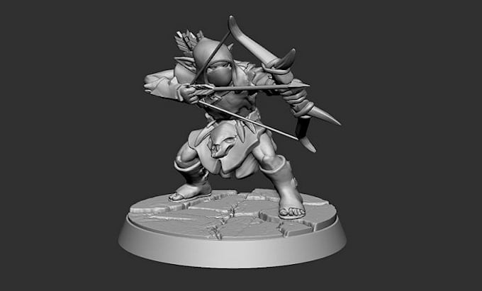 Gig Preview - Sculpt custom board game character model, create 3d stl design for 3d printing