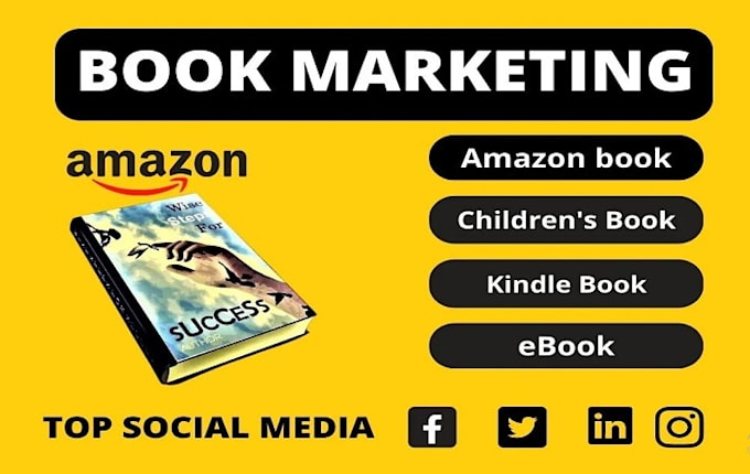 Gig Preview - Advertise amazon book, kindle book, children book, ebook marketing to book lover