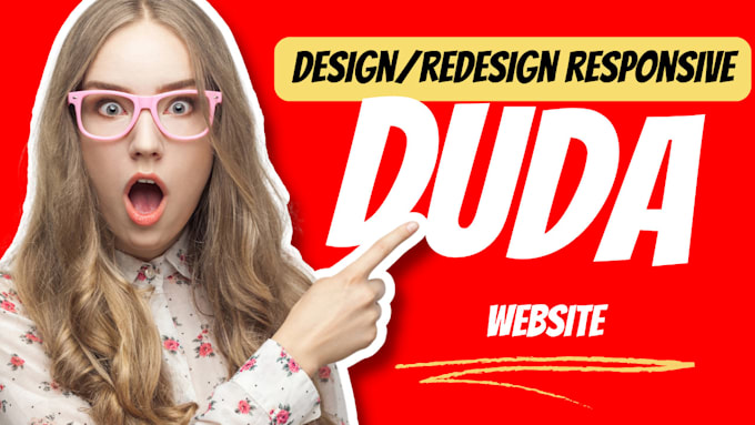 Gig Preview - Design redesign build and develop website using duda website builder