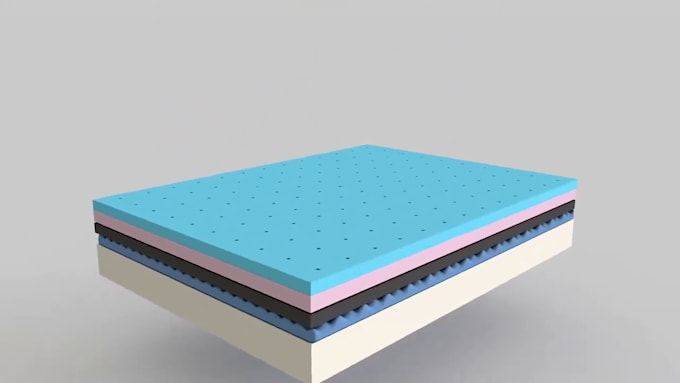 Gig Preview - Create 3d mattress animation 3d mattress design 3d bed design 3d mattress model