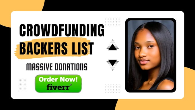 Bestseller - supply active and verified donors or backers list for your crowdfunding campaign