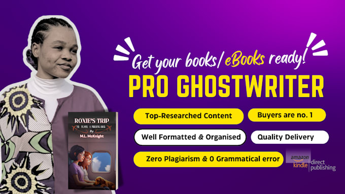 Bestseller - write best selling kindle books, ebooks, kdp ghostwriter on any topic