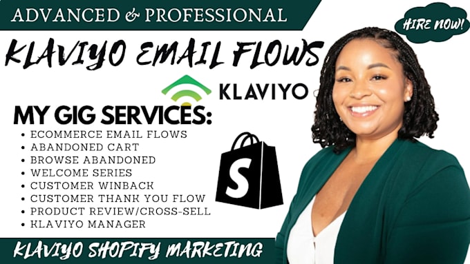 Gig Preview - Do shopify klaviyo flows, dropshipping marketing, email campaign, mailchimp flow