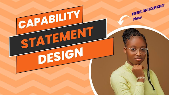 Gig Preview - Design a professional government capability statement, capability statement