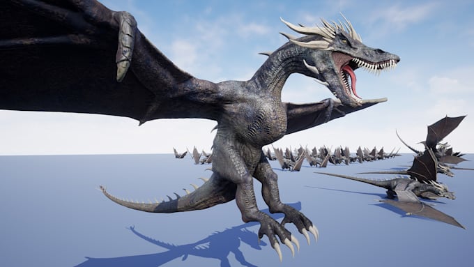 Gig Preview - Do 3d dragon animation, 3d animal animation cgi animal animation 3d animal model