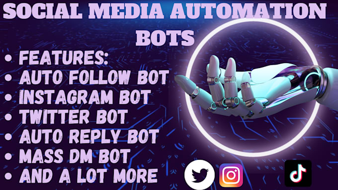 Gig Preview - Develop intagram api bot, youtube automation api bot, facebook api bot