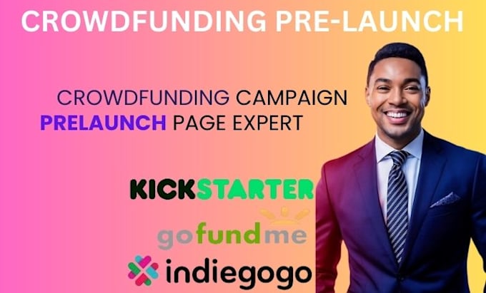 Gig Preview - Setup well structured prelaunch page for your fundraising crowdfunding campaign