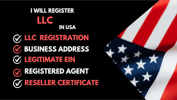 Gig Preview - Do US llc registration with ein for US non resident