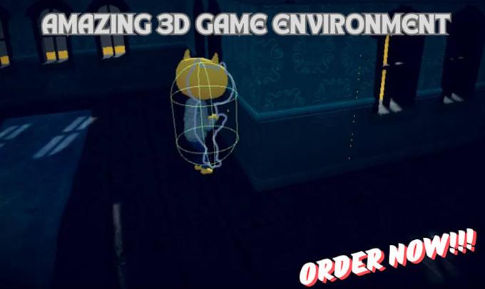 Gig Preview - Create 3d game environment in unity 3d, unity 3d model and scences