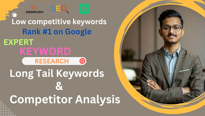 Gig Preview - Provide long tail keyword research for website and competitor analysis