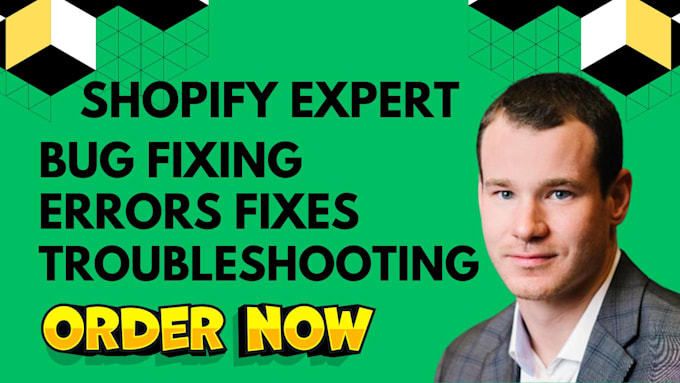 Gig Preview - Resolve shopify website bugs, shopify store bug fixes, website troubleshooting