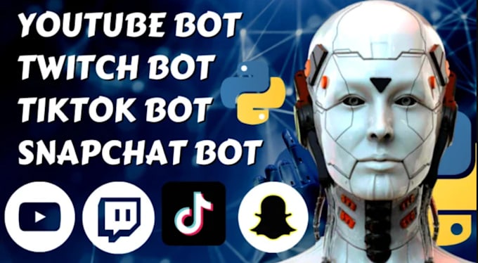 Gig Preview - Develop tiktok bot, mass dm bot, instagram bot, twitter bot, pinterest bot