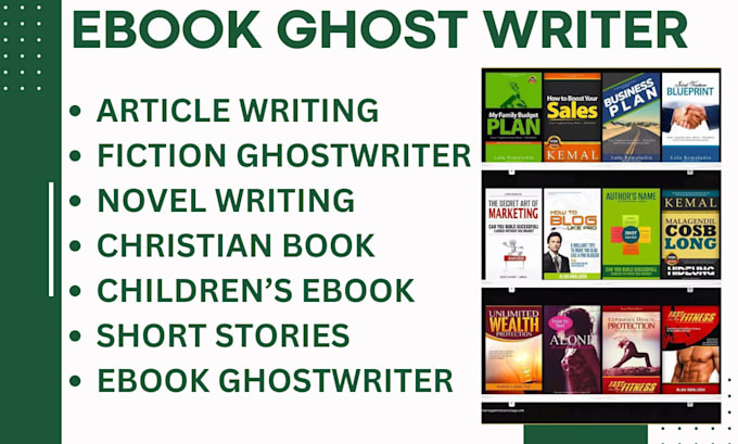 Gig Preview - Ghostwrite nonfiction ebook, non fiction book ghostwriter, ebook writer