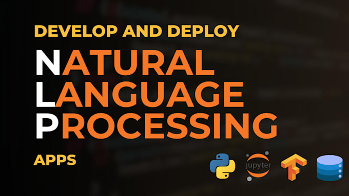 Gig Preview - Make natural language processing nlp models and perform text analysis python