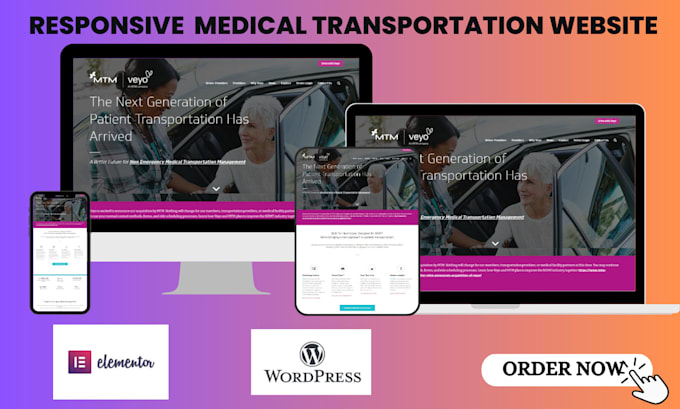 Bestseller - do medical transportation website, non emergency, health care website