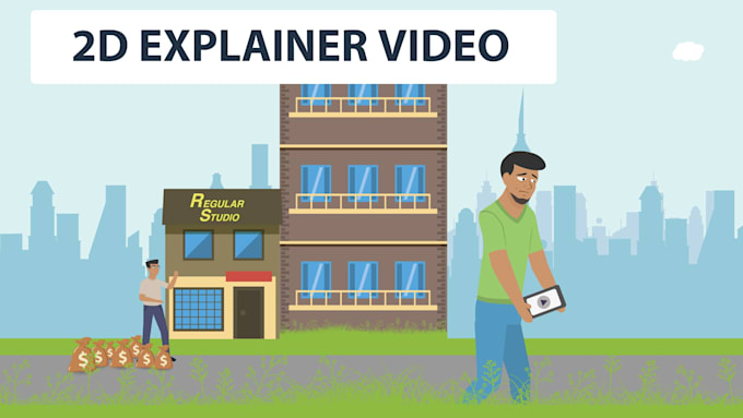 Gig Preview - Create a 2d animated explainer video or sale video