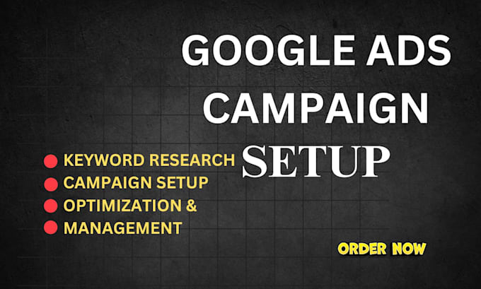 Gig Preview - Setup and manage your google ads adwords ppc search, display and PPC campaigns