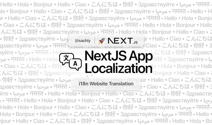 Gig Preview - Localize, translate your nextjs app, i18n localization react translation