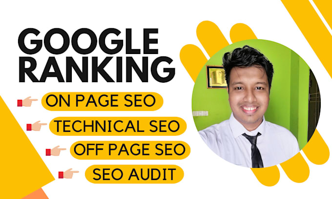 Gig Preview - Do on page, technical and off page SEO for google ranking