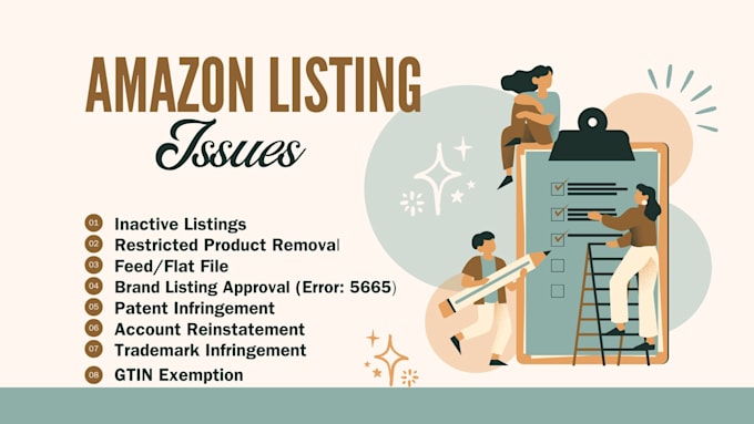 Gig Preview - Fix amazon listing errors, variation issue