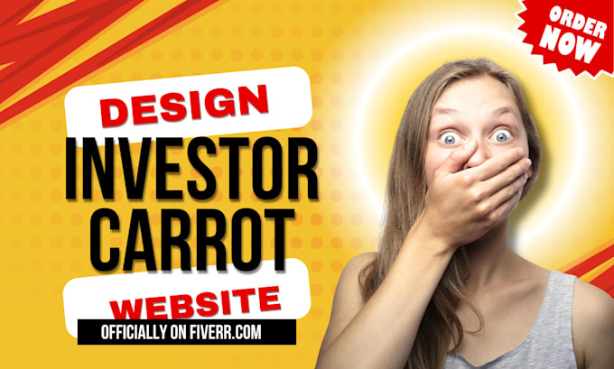 Gig Preview - Design carrot website, investor carrot website, minute pages website carrot page