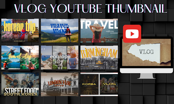 Gig Preview - Create youtube thumbnail or banner