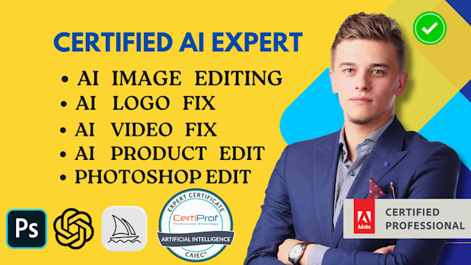 Gig Preview - Fix ai art, fix flaws, fix ai logo, brand kit , and ai image editing