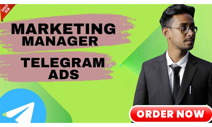 Gig Preview - Be your telegram ads marketing advisor