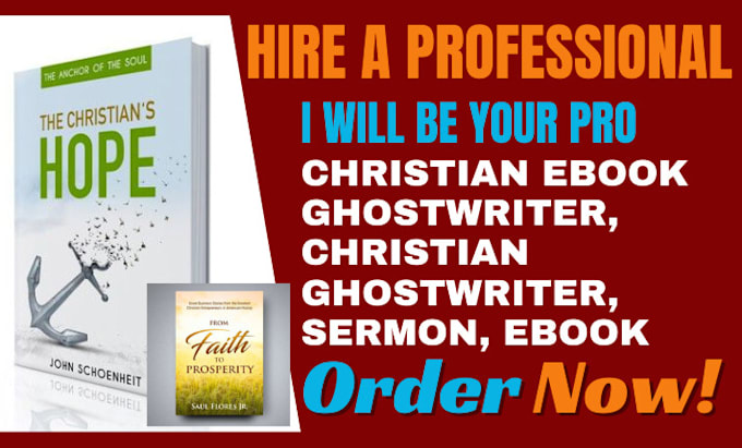 Bestseller - be your pro christian ebook ghostwriter, christian ghostwriter, sermon, ebook