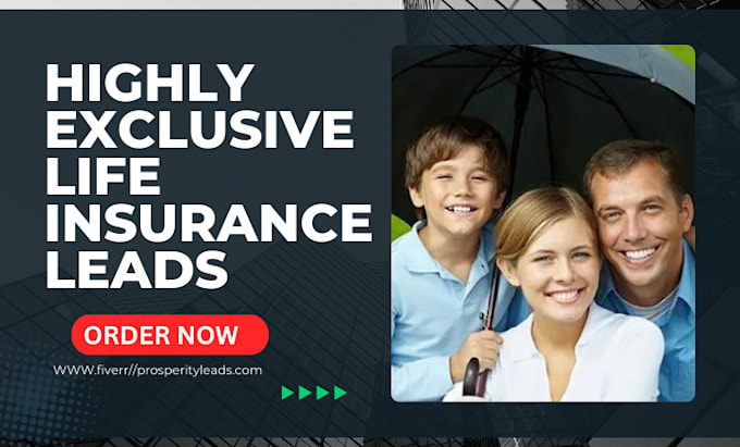 Gig Preview - Iul life insurance leads life insurance landing page life insurance sales funnel